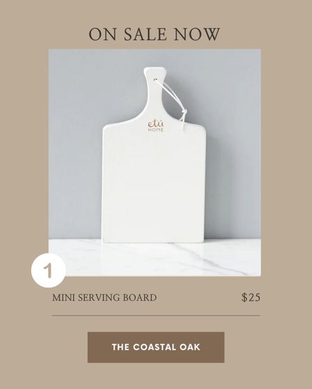 Friday Favorites - love this white mini serving board. Great for parties or a gift for the hostess! 

#LTKhome #LTKGiftGuide #LTKfindsunder50