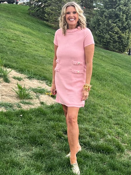 🌸pretty in pink….
Under $50 this beautiful and great quality dress is a designer inspired and it doesn’t disappoint.

Fully lined, fits true to size 

I have it paired with Julie Vos jewelry

Madison Maison  handmade quilted loafers… not linkable save 15% with Cade DARCY15  on www.Madisonstyle.com

Perfect Mother’s Day dress, graduation and wedding guest dress 

#amazonfind

#LTKstyletip #LTKfindsunder50 #LTKworkwear