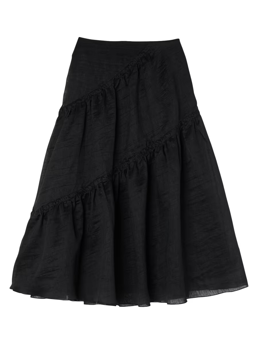 Long Ruffled Skirt | Saks Fifth Avenue