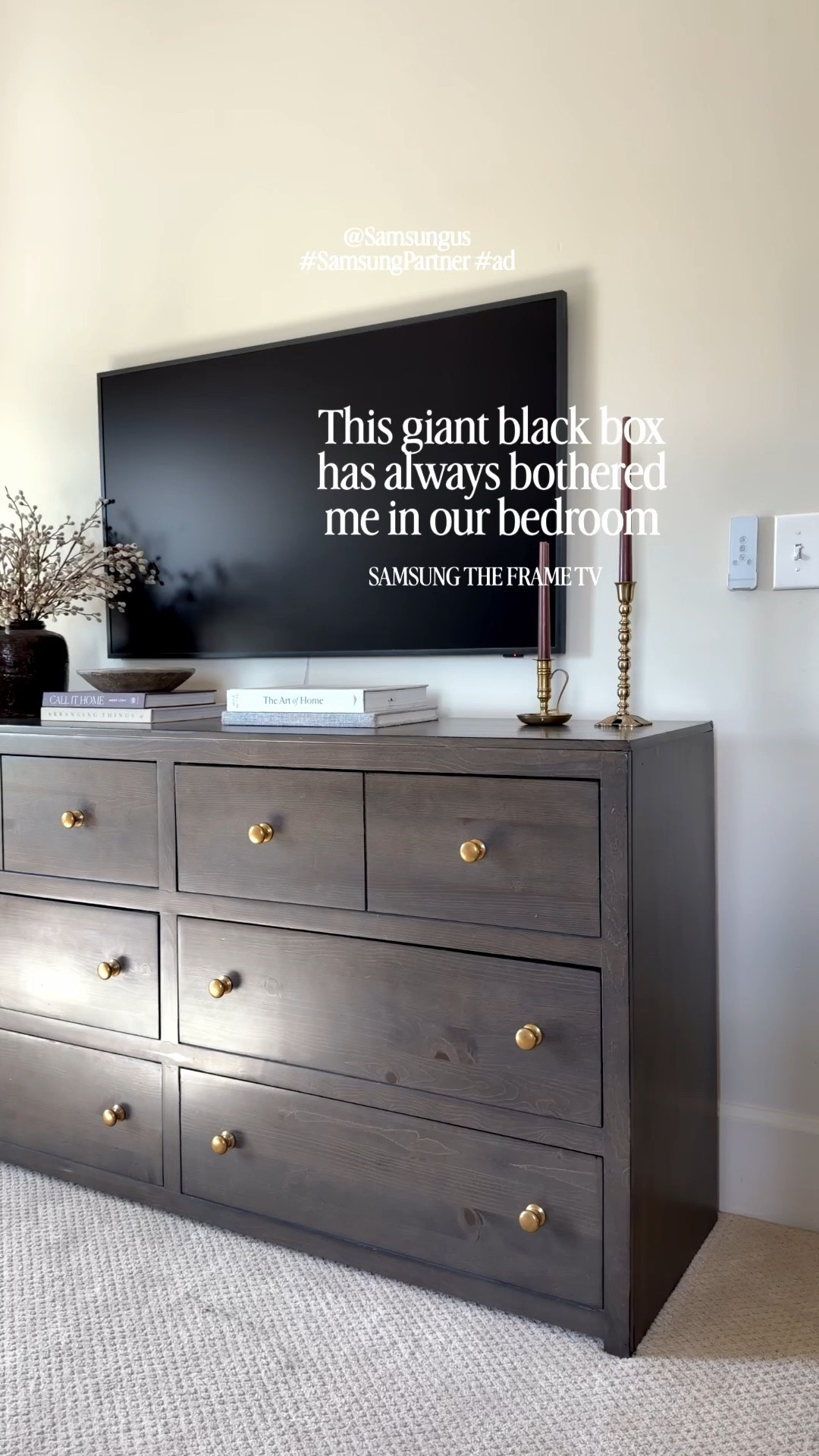 I’ve always hated when a TV is the first thing you notice in a bedroom 😅 I try so hard to make our spaces feel cozy and designed, and then there’s just this giant black screen on the wall.
The Samsung The Frame TV honestly feels so much different because it blends into your space more like artwork. I’ve been playing around with features like AI Color Match art curation, AI generated wallpaper/art, and Smart Calibration which helps the artwork look more realistic and true to life instead of looking like a typical TV screen.

@Samsungus #SamsungPartner #ad