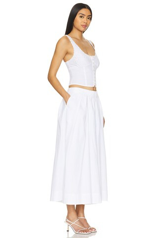 Free People Into You Eyelet Pant Set in White from Revolve.com | Revolve Clothing (Global)