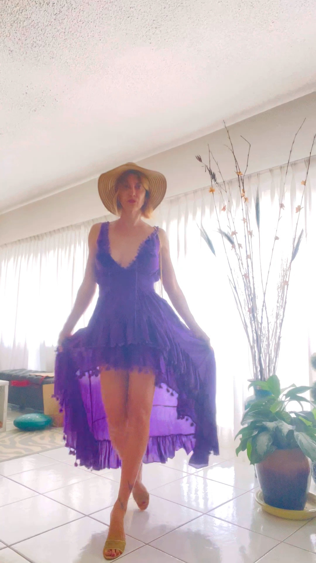 Beautiful Antica Sartoria🇮🇹purple dress ,free size, 100% cotton 

#LTKparties #LTKfindsunder100 #LTKsalealert