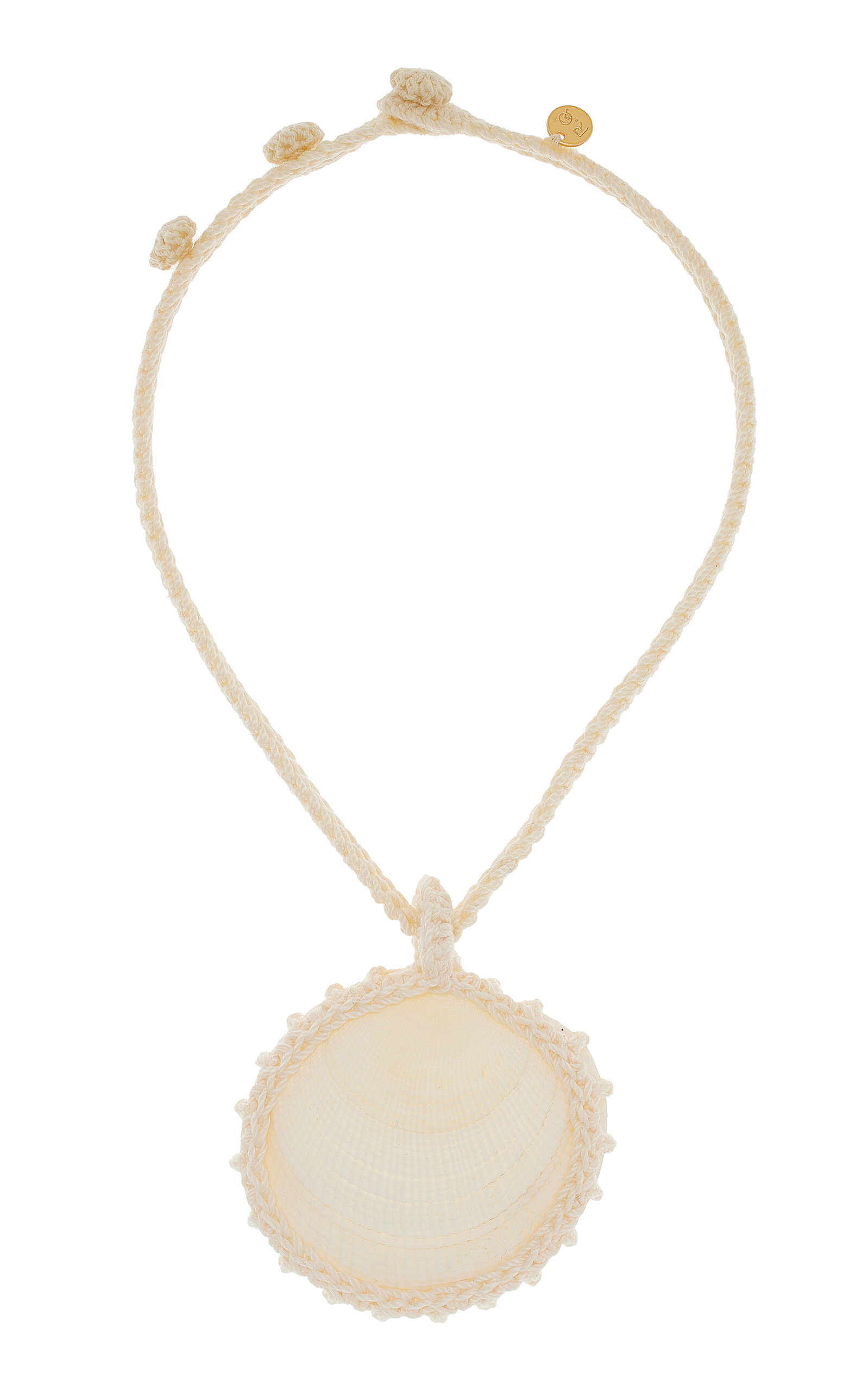 Lucin Crocheted Seashell Necklace | Moda Operandi (Global)