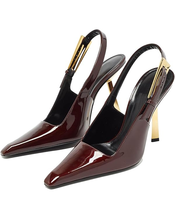 Vertundy Women's Stiletto Slingback Heels Closed Pointed Toe Party Dress Pumps | Amazon (US)
