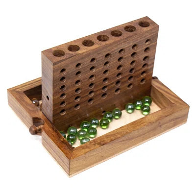 Handmade Sheesham Connect Four Game Puzzle | Wayfair North America