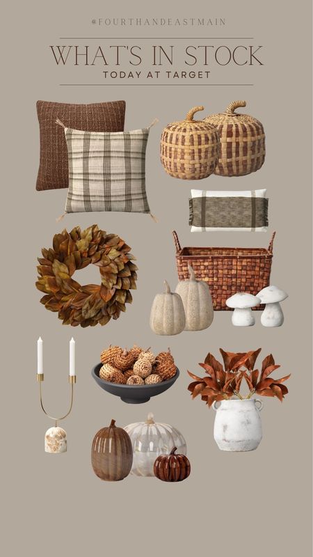 what’s in stock today at target 

fall decor


#LTKhome