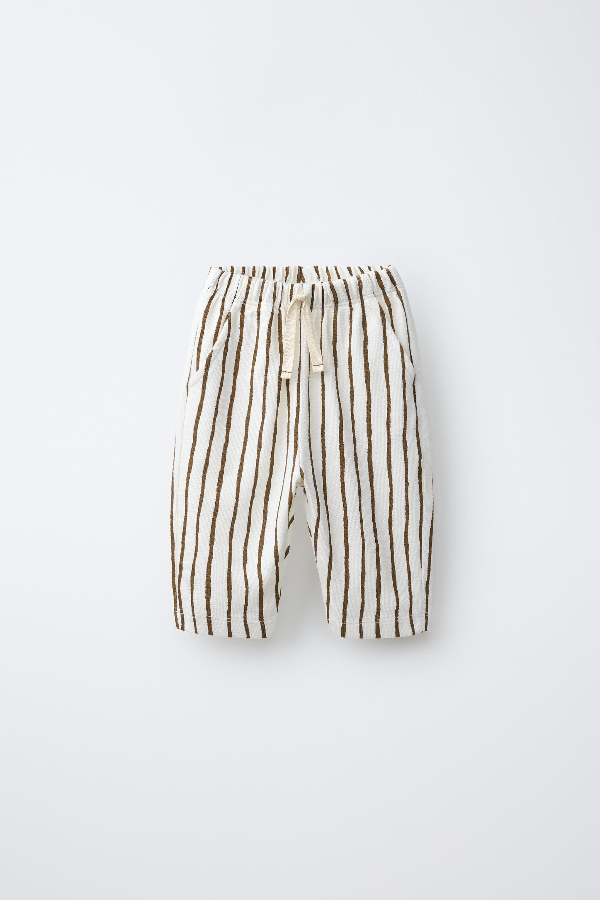STRIPED BAGGY PANTS | Zara US