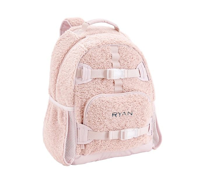 Mackenzie Blush Sherpa Backpacks | Pottery Barn Kids