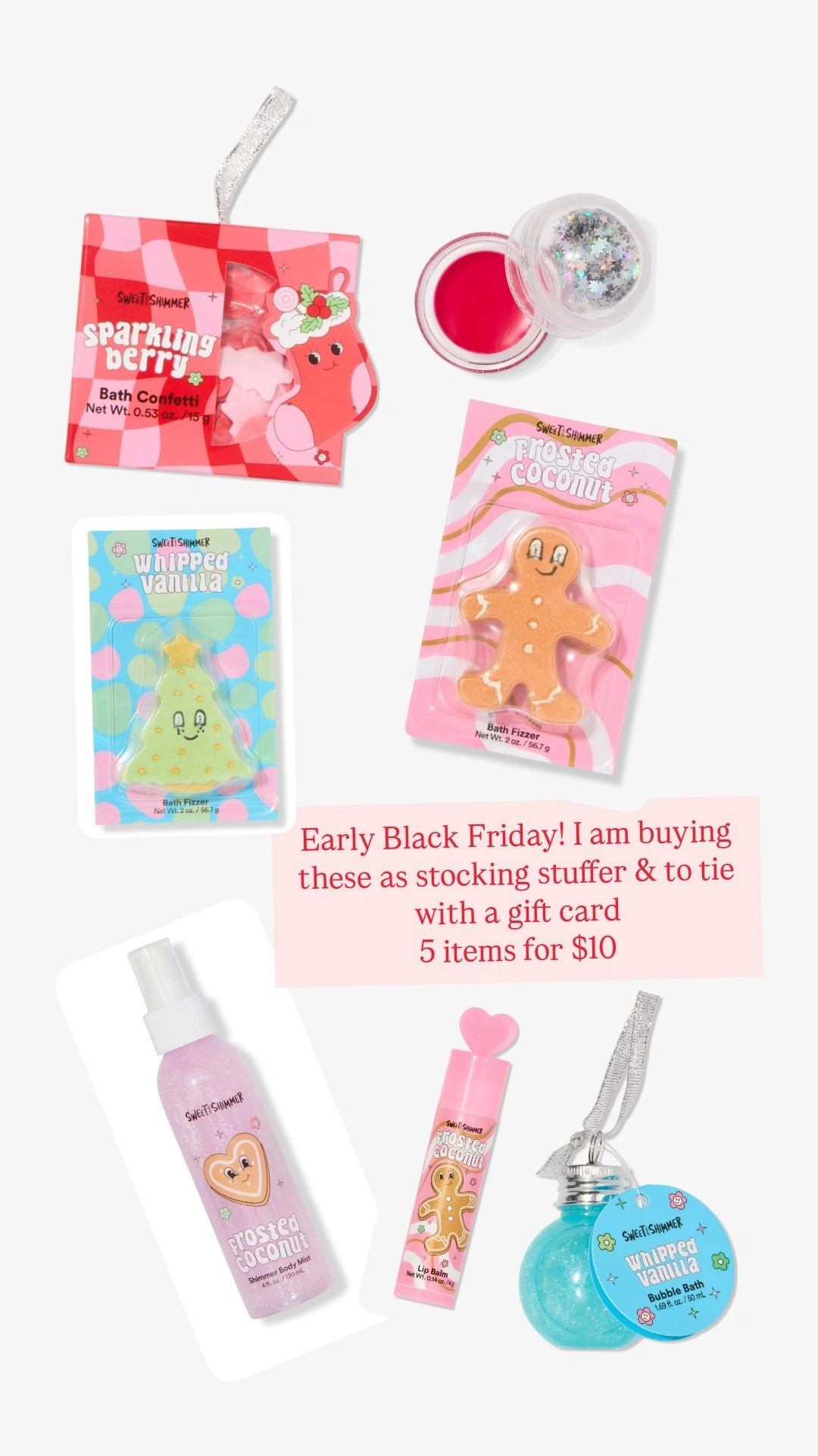 Early black Friday deals super cute beauty and bath goodies for the girls in your life any 5 items for $10Stocking stuffer- christmas gift ideas - girly girl - sleep care

#LTKGiftGuide #LTKSaleAlert #LTKBeauty