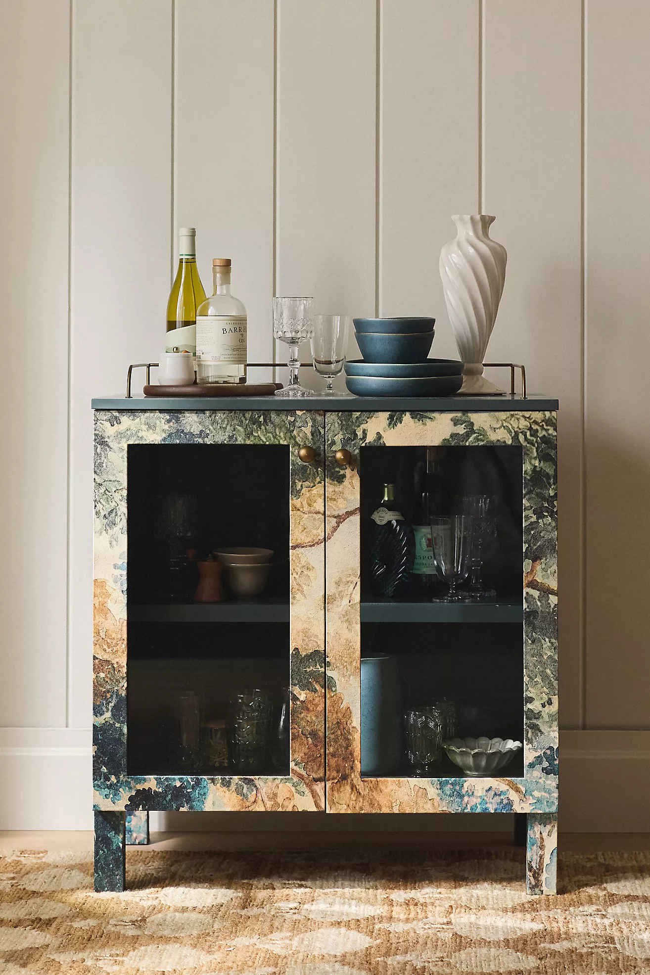 Hale Canvas Bar Cabinet | Anthropologie (US)