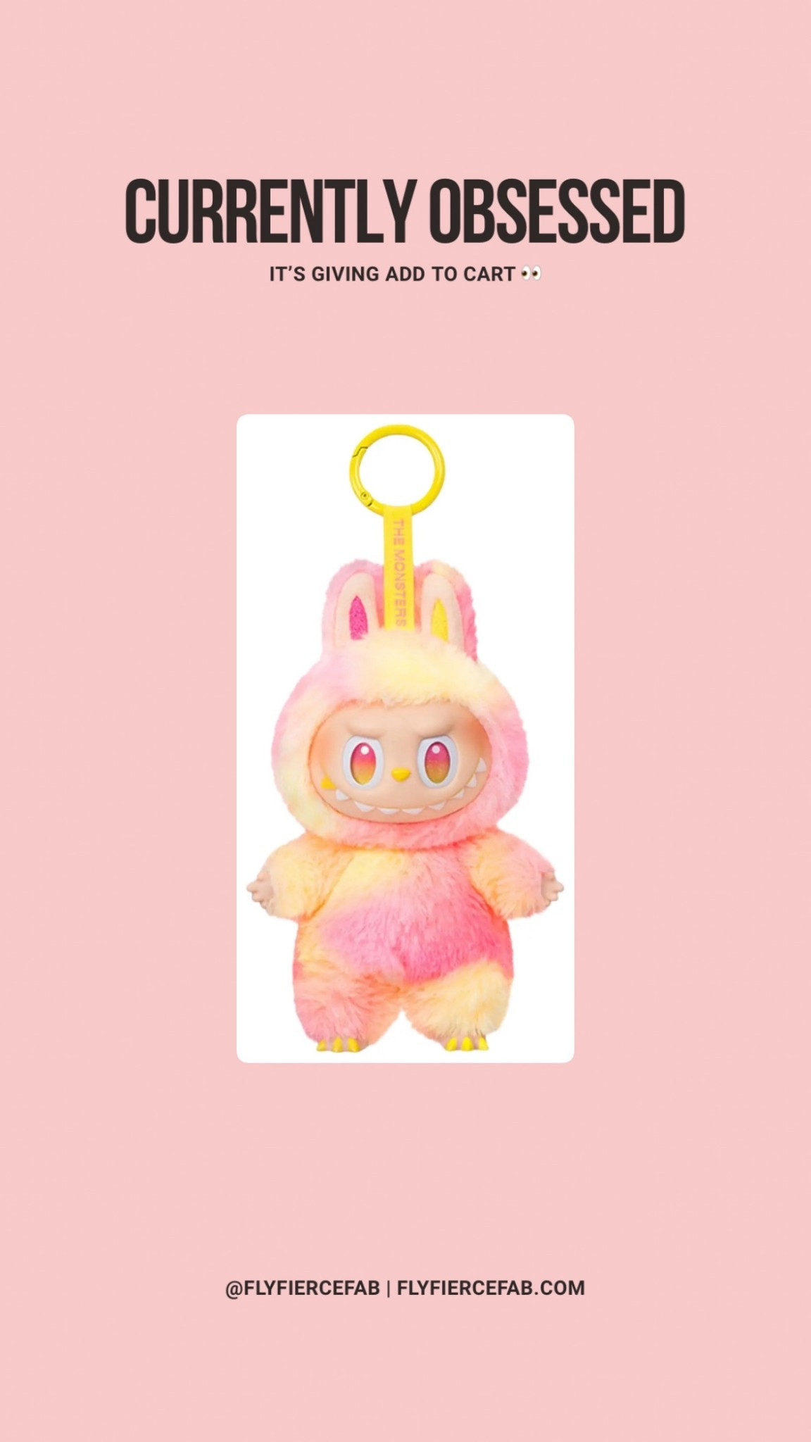 And no, I’m not over Labubu’s lol. I love this pink & yellow “Loyalty” one from the Big Into Energy collection 💖💛✨

I found it on GOAT & they’re supposed to guarantee that this is the one you get (I ain’t got time for mystery boxes chile, I have an outfit to plan 😂) so *adds to cart* 🛒✨

This is gonna be such a cute purse charm for my spring outfits!