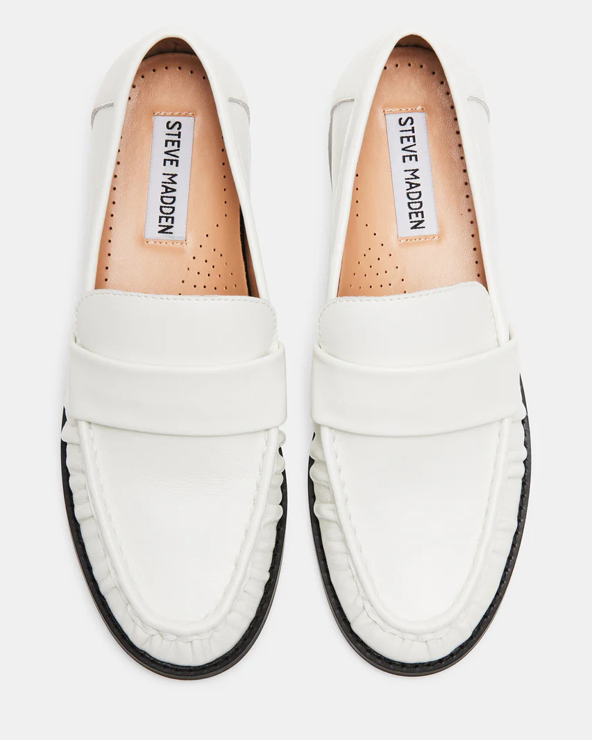 RIDLEY Ice Leather Tailored Loafer | Women's Loafers | Steve Madden (US)
