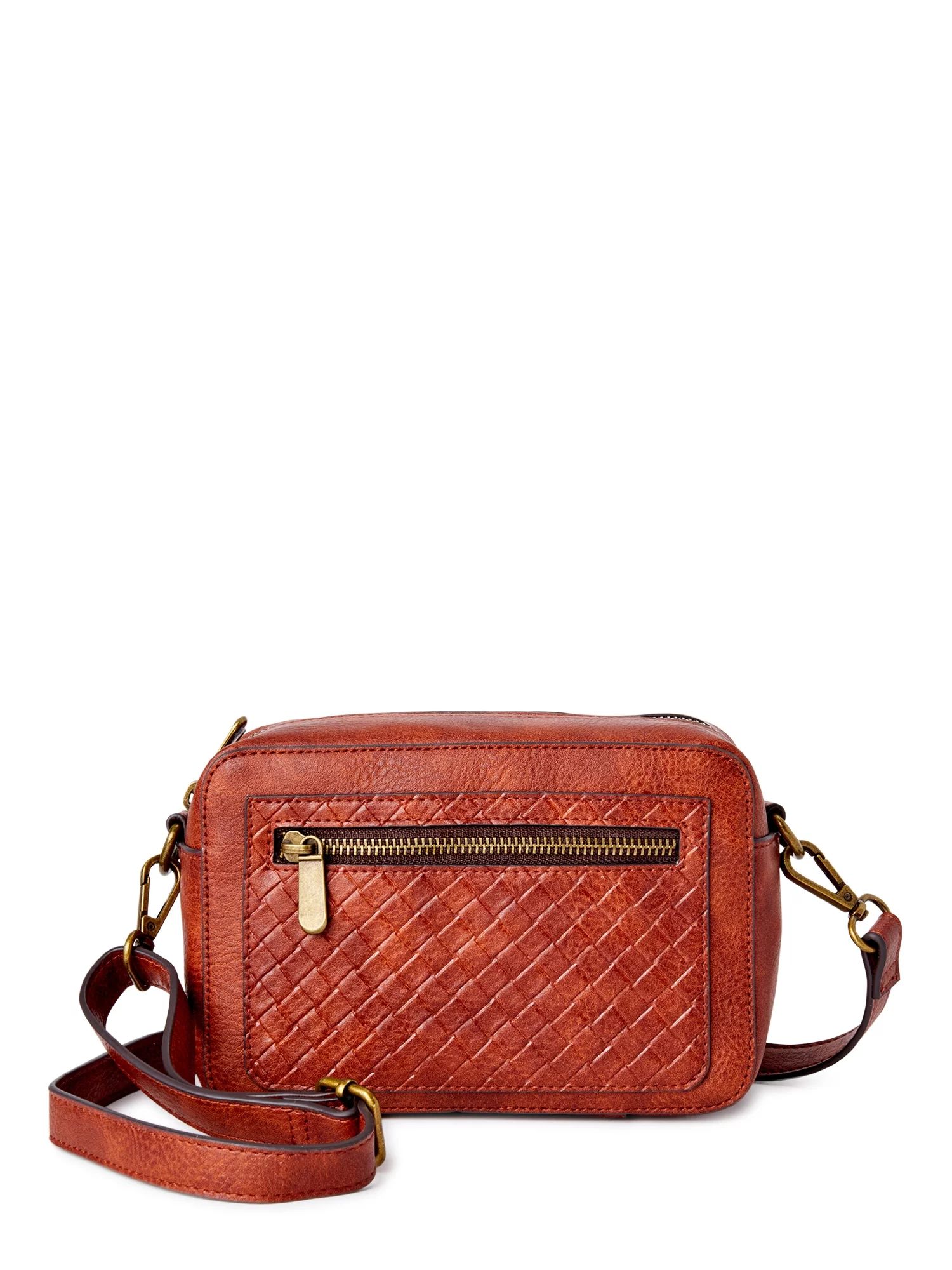 Time and Tru Olivia Crossbody Bag - Walmart.com | Walmart (US)