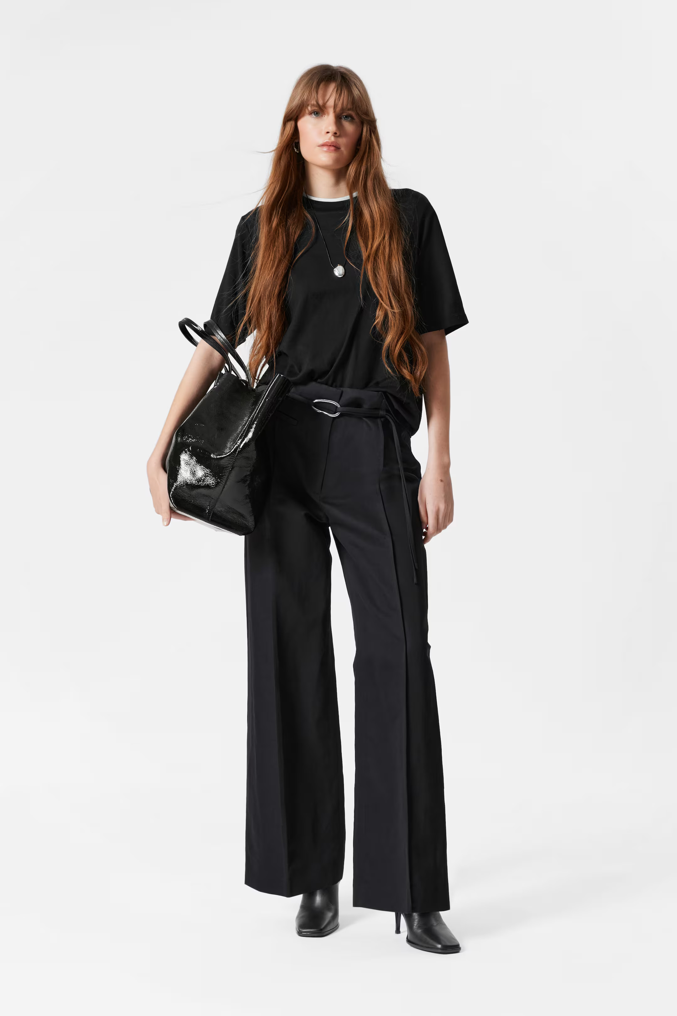 Tailored Tie-Belt Trousers | H&M (UK, MY, IN, SG, PH, TW, HK)