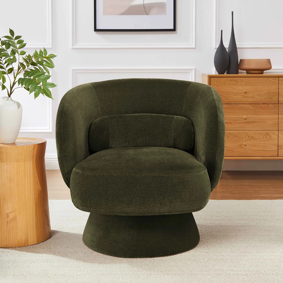 Saboor 30.7'' W Swivel Accent Chair | Wayfair North America