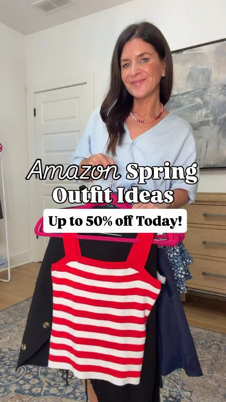 Spring Outfits, and most pieces are 50% off today!


*Blue Cardigan - 2ZRG2FV9. Promo expires 4/28

*Ruffle Skort - ZUIY4ZLF. Promo expires 4/30

*Red Stripe Tank - 5GP2I9DN. Promo expires 4/30

*Navy Tennis Skirt - DLQ8YOFR. Promo expires 4/27

*Black Vest Set - 50A3QSHE. Promo expires 4/29

@amazon @amazonfashion #founditonamazon #amazonfinds #springoutftis #over40fashion #amazonspringfashion

Amazon | Amazon fashion | women’s clothing | promo | deal | savings | affordable finds | sale | mom | over 30 | over 40 | millennial | Spring | top sellers | most loved | 40+ finds | deal queen | discounts | coupons | don’t pay full price | summer fashion | add to cart | amazon causal outfits | easy outfits for moms |  vacation outfits | pants outfits | spring cardigan | spring sweater | stripes | vest set | ruffle skort |

#LTKPetite #LTKSaleAlert #LTKOver40