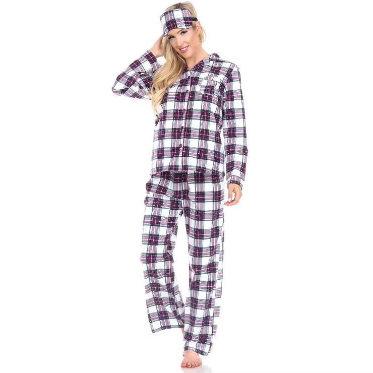 Women's Three-Piece Pajama Set - White Mark | Target