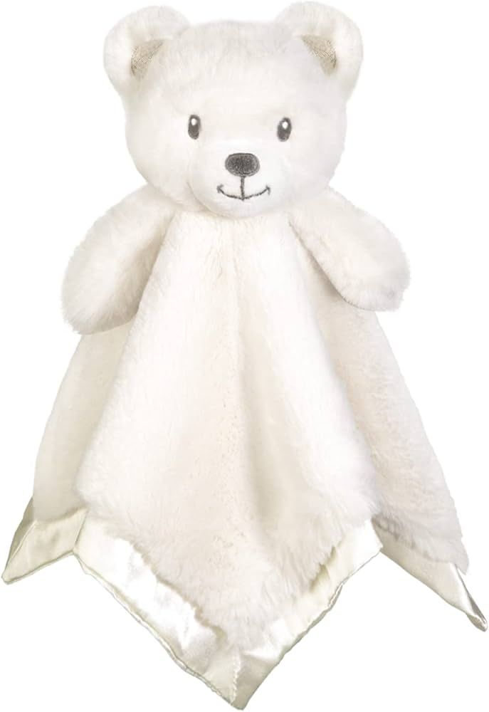 Bear Security Blanket Soft Baby Lovey Fluffy Blanket Unisex Lovie Snuggle Toy Baby Bear Stuffed G... | Amazon (US)