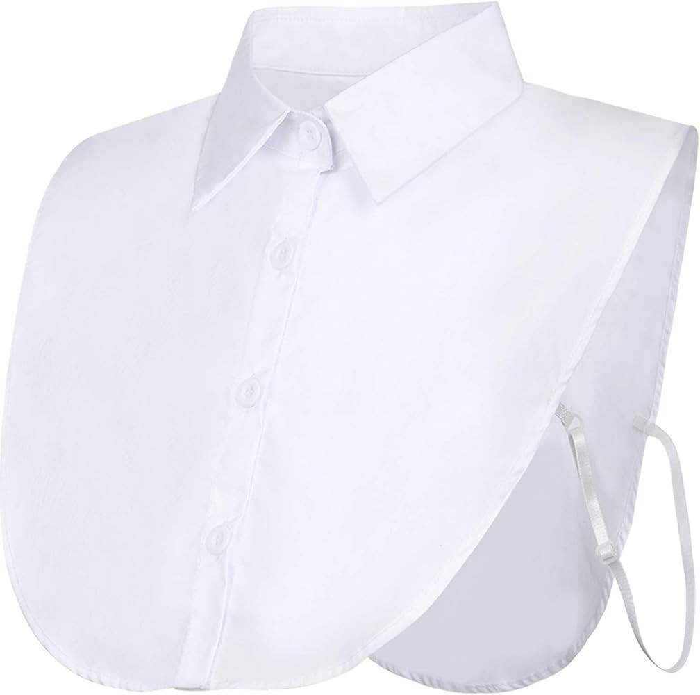 EBOOT Fake Collar Detachable Dickey Collar Blouse Half Shirts False Collar for Girls and Women | Amazon (US)