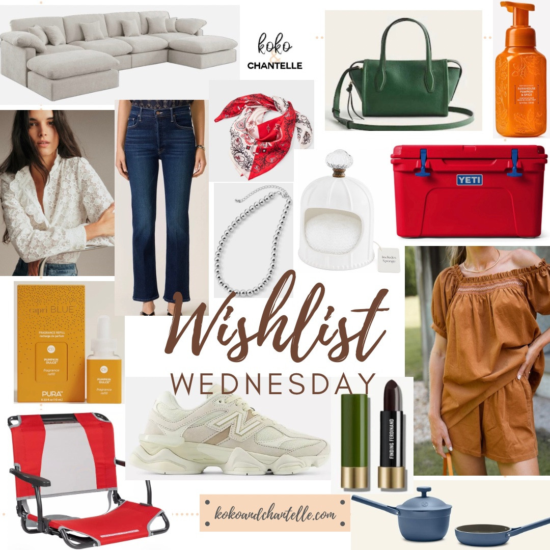 The mom-brain to styling-mode pipeline is very real this week, and honestly? We are obsessed with every single piece on here. 🤌✨

From chic neutral layers and the exact sneakers we live in, to the home upgrades making our chaotic lives look aesthetic (hello, dream couch and fall scents 🍂), this week’s Wishlist Wednesday is a good one. Whether we already own it or it’s burning a hole in our cart, you need these finds in your rotation.

👉 SWIPE through to see all the close-up product details!

Want to shop this look?
1️⃣ Like this post ❤️
2️⃣ Follow us @kokoandchantelle so you never miss a weekly drop 👯‍♀️
3️⃣ Comment "WLW" below, and we’ll slide all the direct links straight to your DMs! 💌

#WishlistWednesday #MomAndStylist #FallStyling #OutfitInspo #MomStyle #WardrobeStaples #ChicMom #StyleDuet #ShopMyWishlist #DailyOutfitInspo

@darlingloungwear
@Target 
@evereve
@Madewell 
@bathandbodyworks
@yeti
@findingferdinand
@credobeauty
@SEZANE 
@Our Place 
@newbalance
@Wayfair 
@dickssportinggoods 
@Pura

#LTKmomlife #LTKSaleAlert #LTKSeasonal