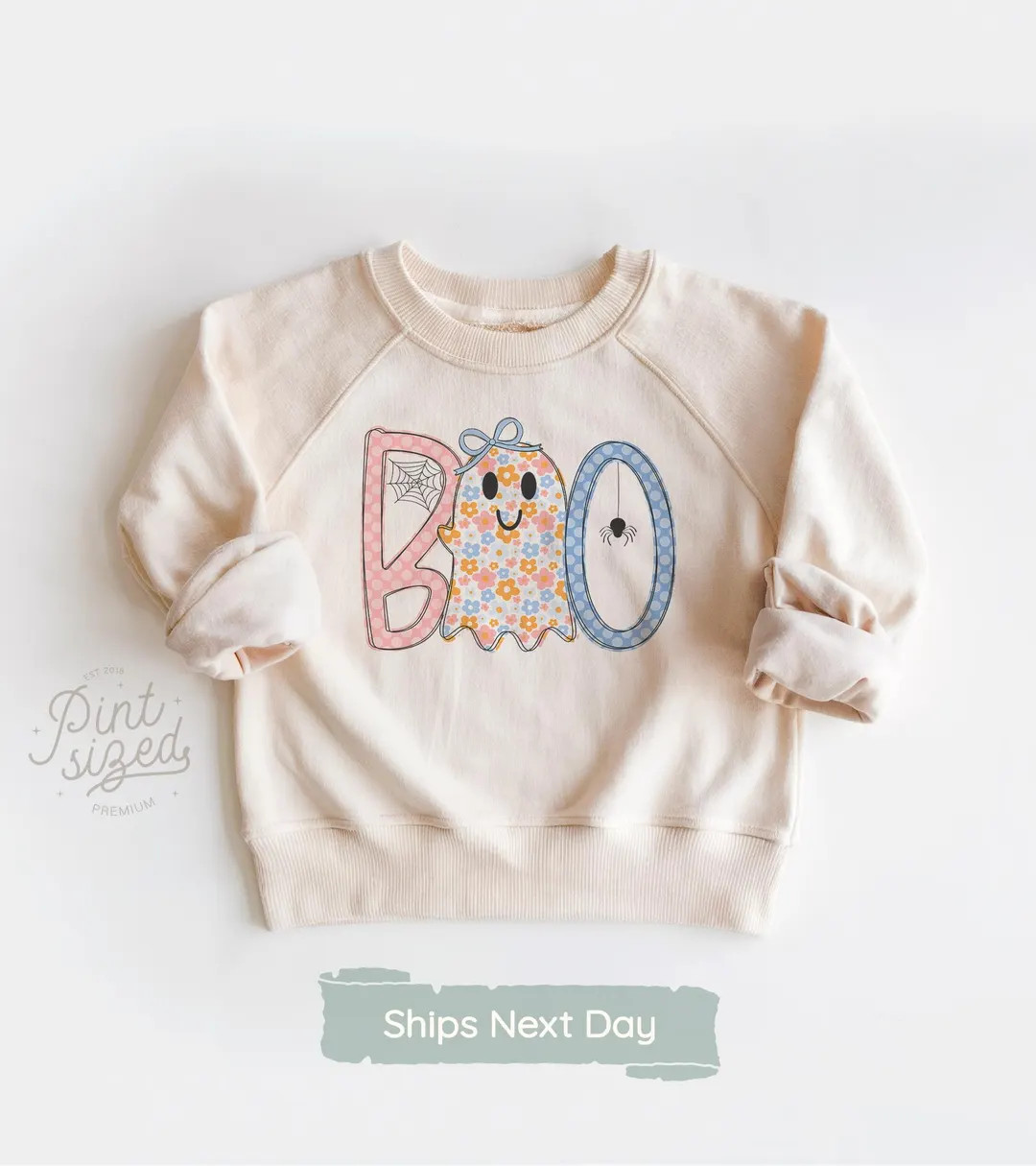 Boo Girls Toddler Shirt Cute Girls Halloween Kids Tee Boho Ghost Natural Sweatshirt - Etsy | Etsy (US)