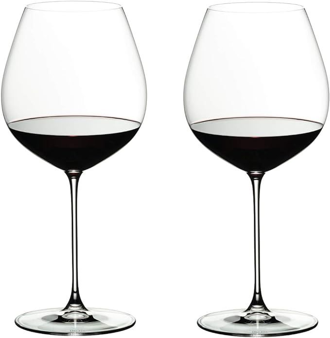 Riedel 6449/07 Veritas Pinot Noir Wine Glasses, Set of 2, Clear | Amazon (US)
