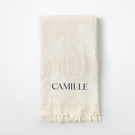 Coastal Turkish Cotton Throw | Mark and Graham