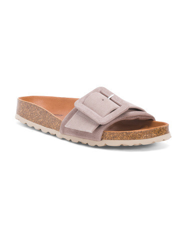 Suede Reiko Flat Sandals for Women | Man-Made Sole/Suede | Marshalls