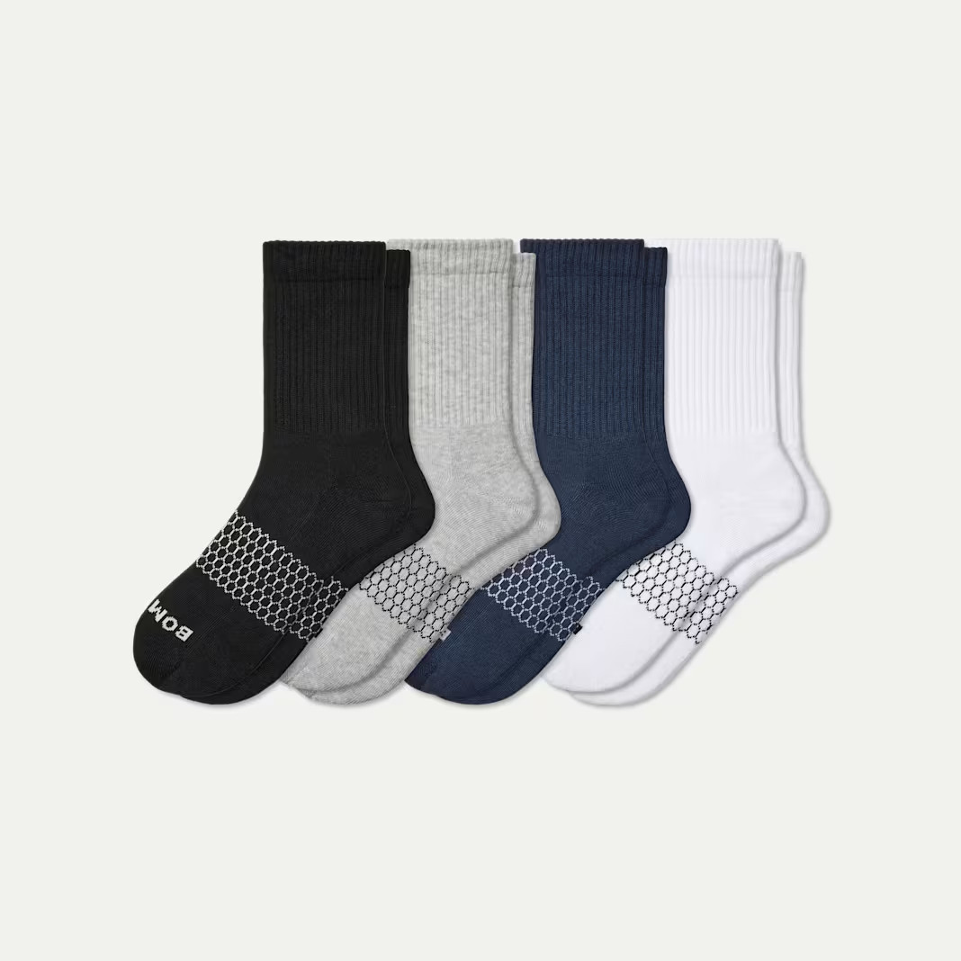 Men's Solids Half Calf Sock 4-Pack | Bombas