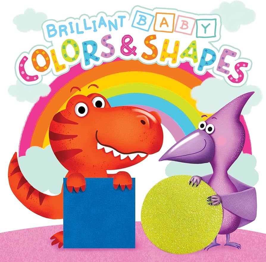 Brilliant Baby: Colors & Shapes - Children's Touch and Feel and Learn Sensory Board Book | Amazon (US)