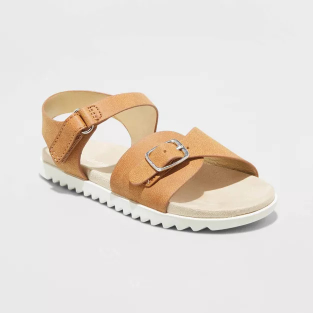Toddler Girls' Shaelyn Footbed Sandals - Cat & Jack™ | Target