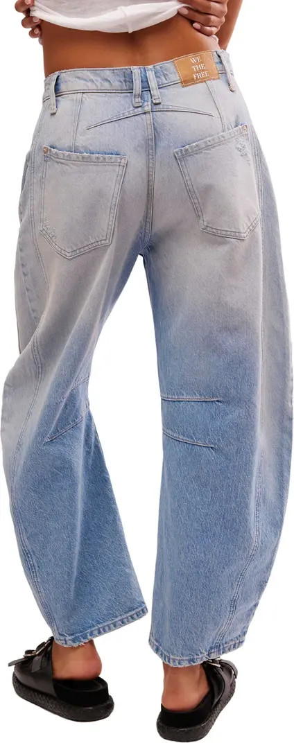 Good Luck Mid Rise Barrel Leg Jeans | Nordstrom