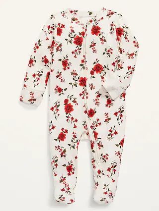 Unisex Printed Sleep & Play Footed One-Piece for Baby | Old Navy (US)