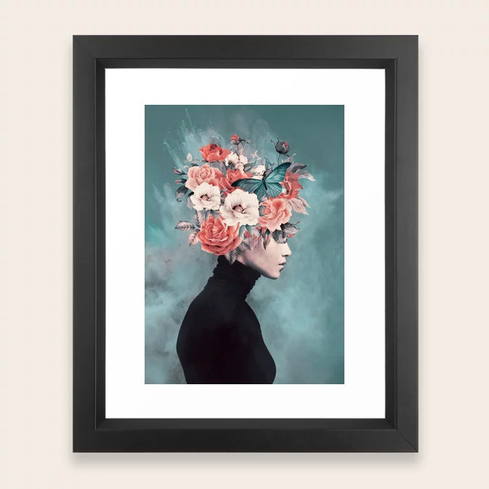 blooming 3 Framed Art Print | Society6