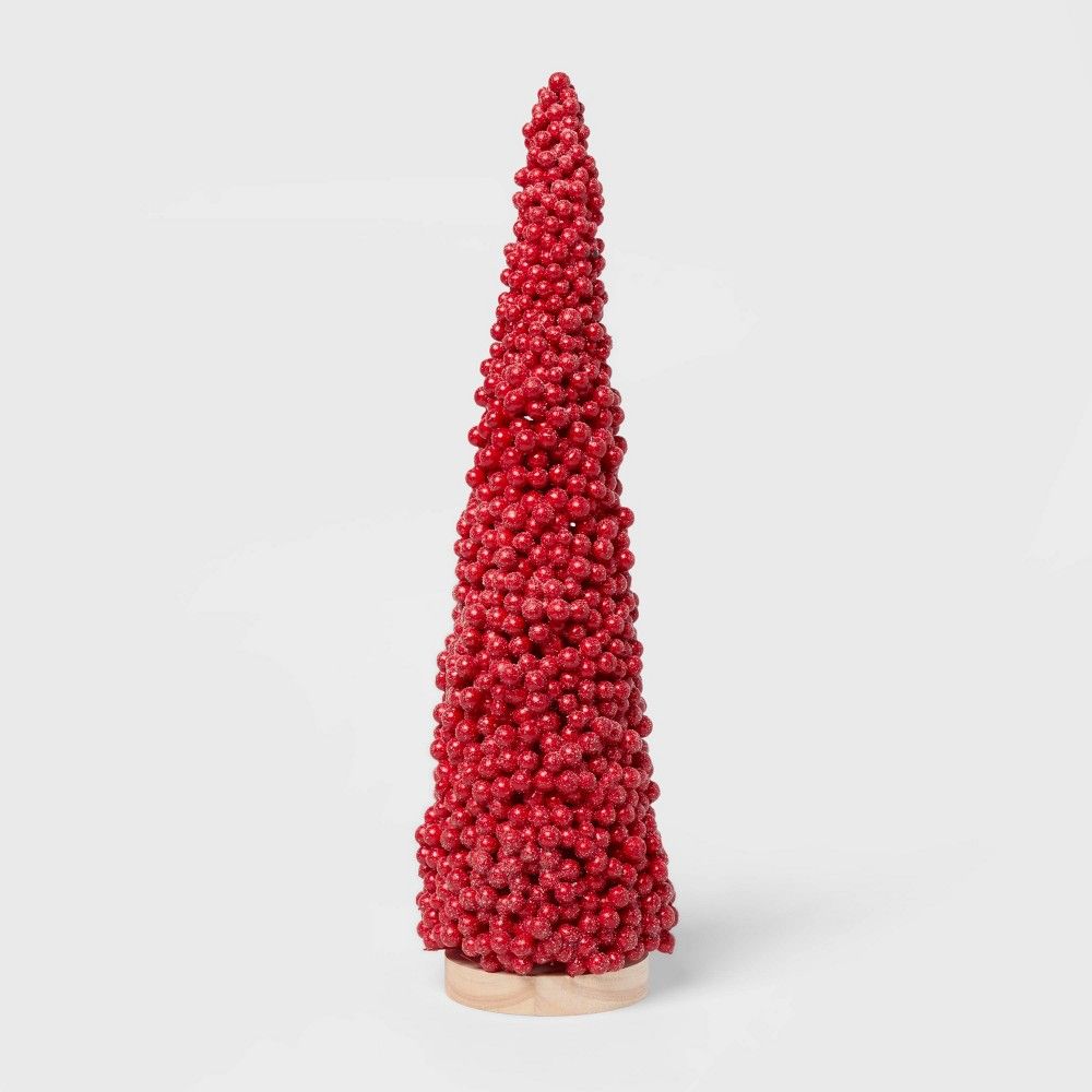 20" Artificial Berry Tree Red - Threshold™ | Target
