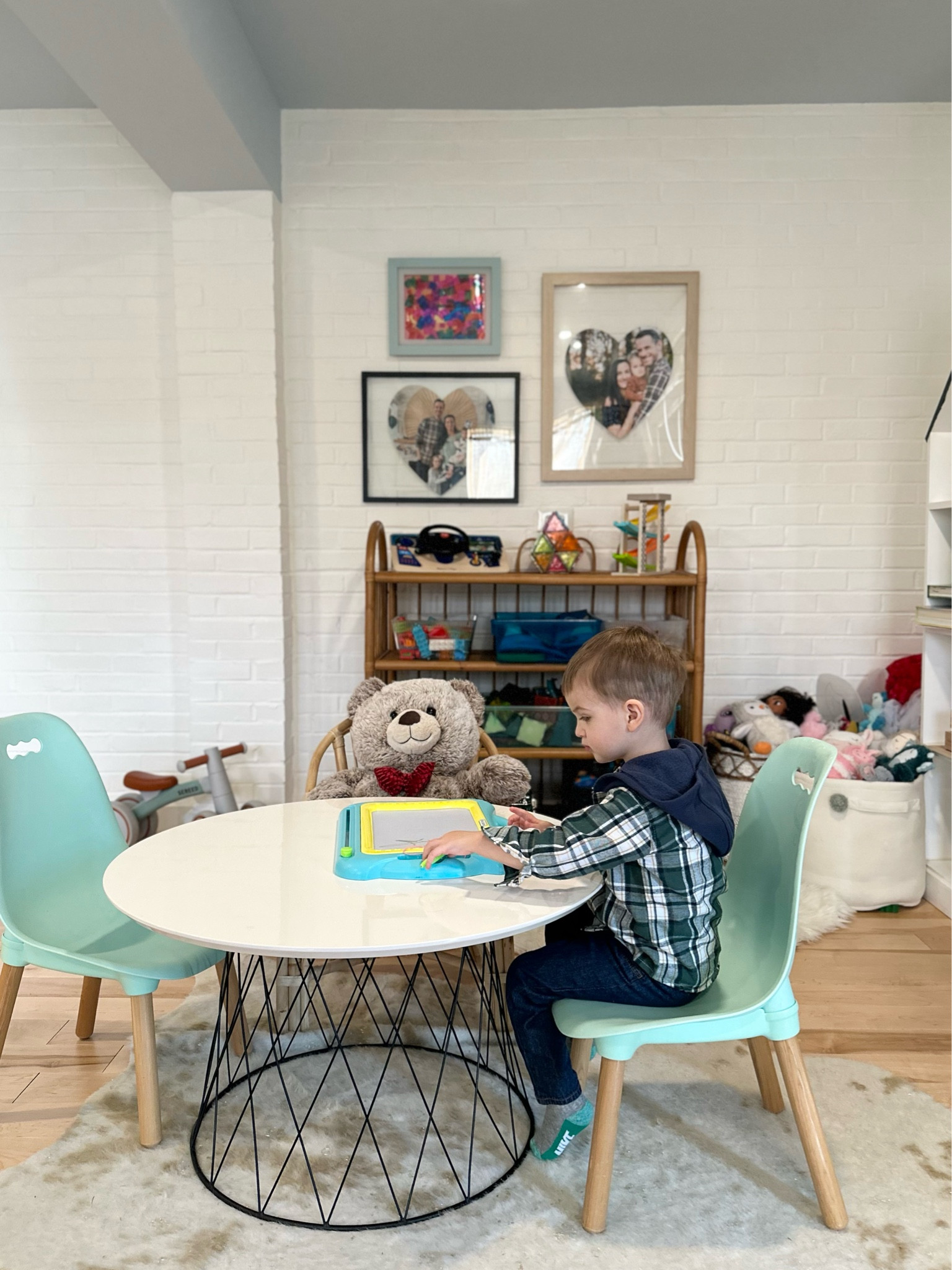 🏡 hey home loving mama! 

🌷 are you counting down the days to spring? 

🤍 if your like me maybe you’re even in the mood for some spring organizing, decorating, & sprucing! 

💖 one of the best spring clean feelings is when my playroom feels clean, organized, and magical! 

🩵 but how?! The playrooms is a toddler or kiddo tornado 🌪️ zone 

👶👧Here are some of my best tips as a mom of 2 ( toddler & 6 year old) 

1️⃣ 3-4 tier shelf with clear bins so kids can see and grab what they want to okay with 

2️⃣ baskets & baskets with lids for the stuffies, dress-ups, and larger items that done fit on your shelf 

3️⃣ create a craft table area- add a couple of little chairs to a coffee table or kids mini table on top of a cozy rug or hide 

4️⃣ don’t forget a spot for your family photos & kids art projects! 

🧩 We love our family heart puzzles that double as an activity with our oldest and decor for the walls!

🖼️ check out these cool lift up frames to easily store and display your littles fabulous artwork! 

💻 feeling overwhelmed as a new homeowner or just have a lot of rooms that aren’t finished and just don’t feel like home yet?! 

🩵I’ve got ya covered! As a virtual interior designer that works nationwide (USA) to create a wonder-filled home vibe that functions beautifully for you and your family 👨‍👩‍👧‍👦

🤍 check out GreatOakHaven.com to get started today! 

⭐️ Lets make your hoke magical

🫶Kelly 


#LTKhome #LTKfamily #LTKSeasonal