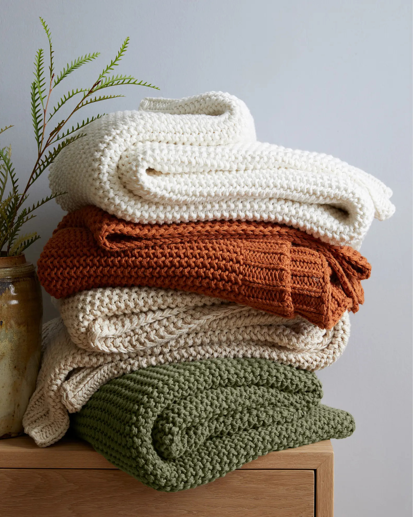 Cotton Fisherman Throw | Quince