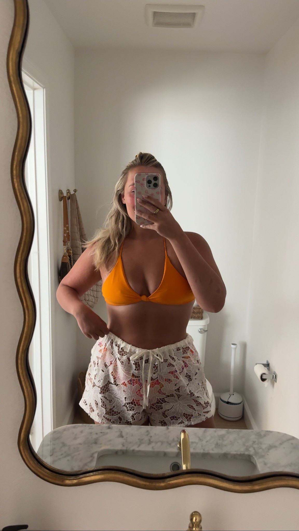 size large for swim cover up shorts !! 

#LTKSeasonal #LTKSwim #LTKMidsize