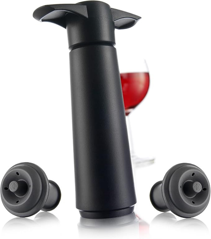 The Original Vacu Vin Wine Saver Pump and Wine Preserver with Vacu Vin Wine Stoppers Vacuum Seale... | Amazon (US)
