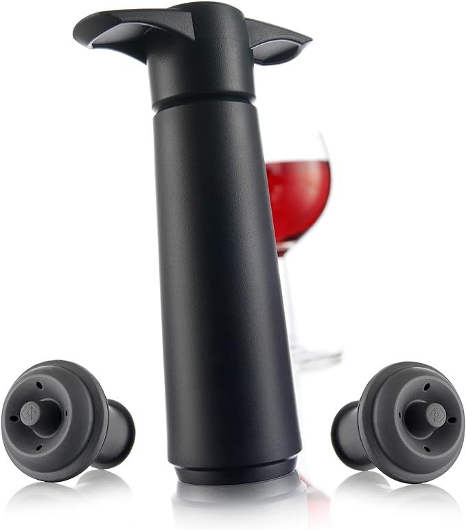 The Original Vacu Vin Wine Saver Pump and Wine Preserver with Vacu Vin Wine Stoppers Vacuum Seale... | Amazon (US)