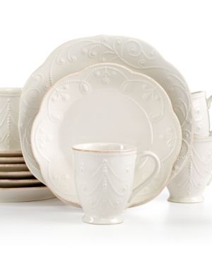 Lenox French Perle 12-Pc. Set, Service for 4 | Macys (US)