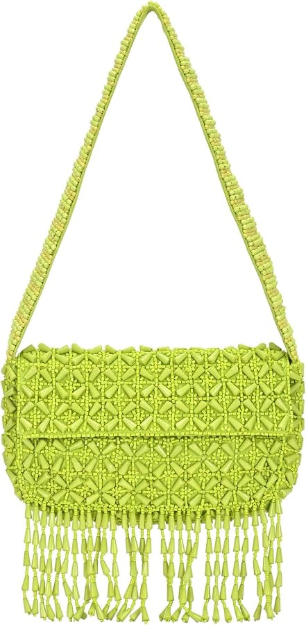 Rani Bolso de hombro con cuentas a presi\u00f3n | Bolso de cuentas hecho a mano para mujer | Eleg... | Amazon (US)