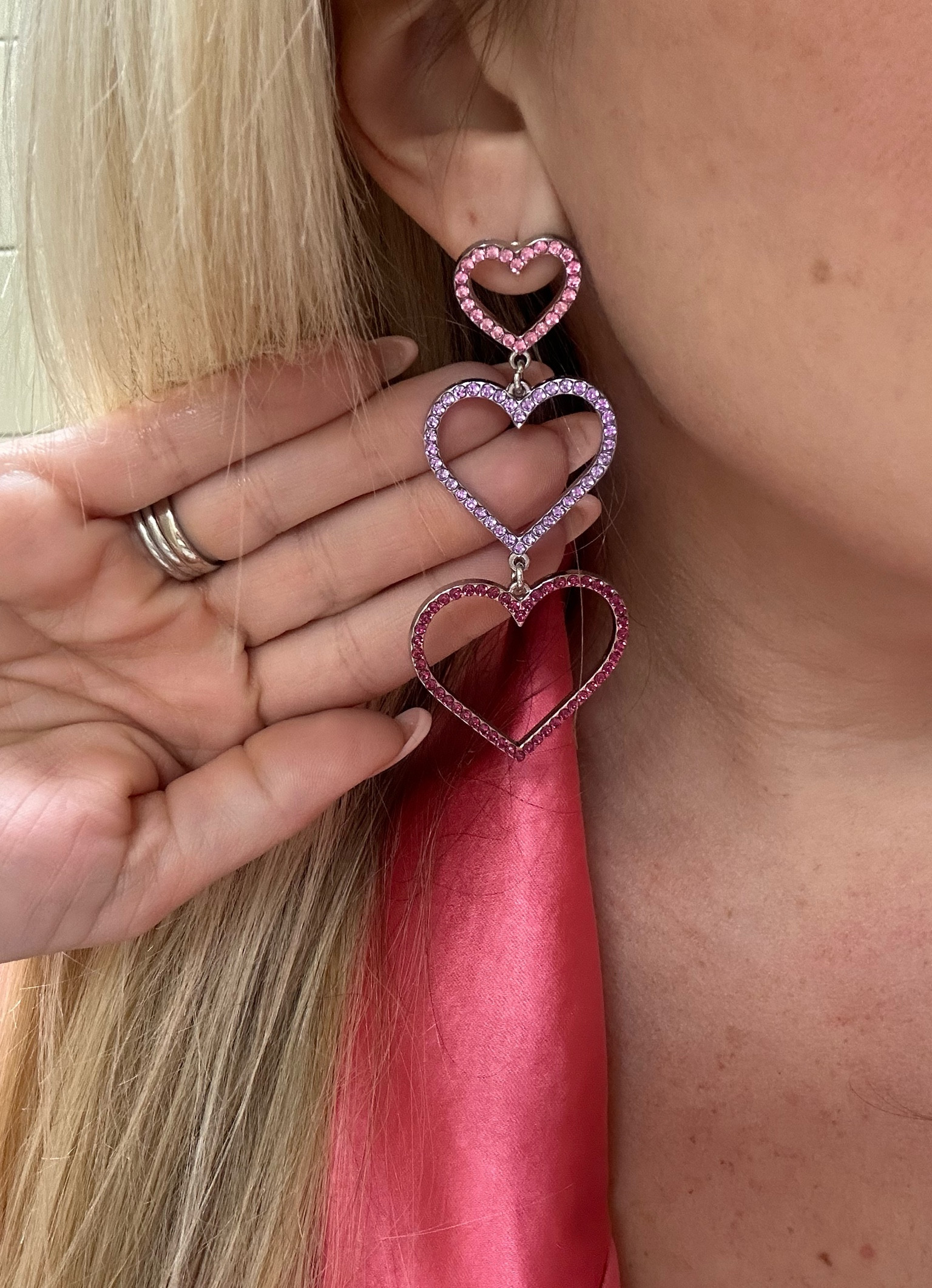 Valentines earrings 💕 

#LTKSeasonal #LTKover40 #LTKMostLoved