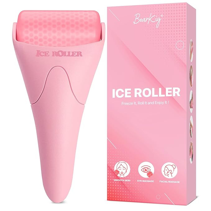 BearKig Ice Roller, Ice Roller for Face, Ice Face Roller, Cold Facial Ice Roller Massager for Eye... | Amazon (US)
