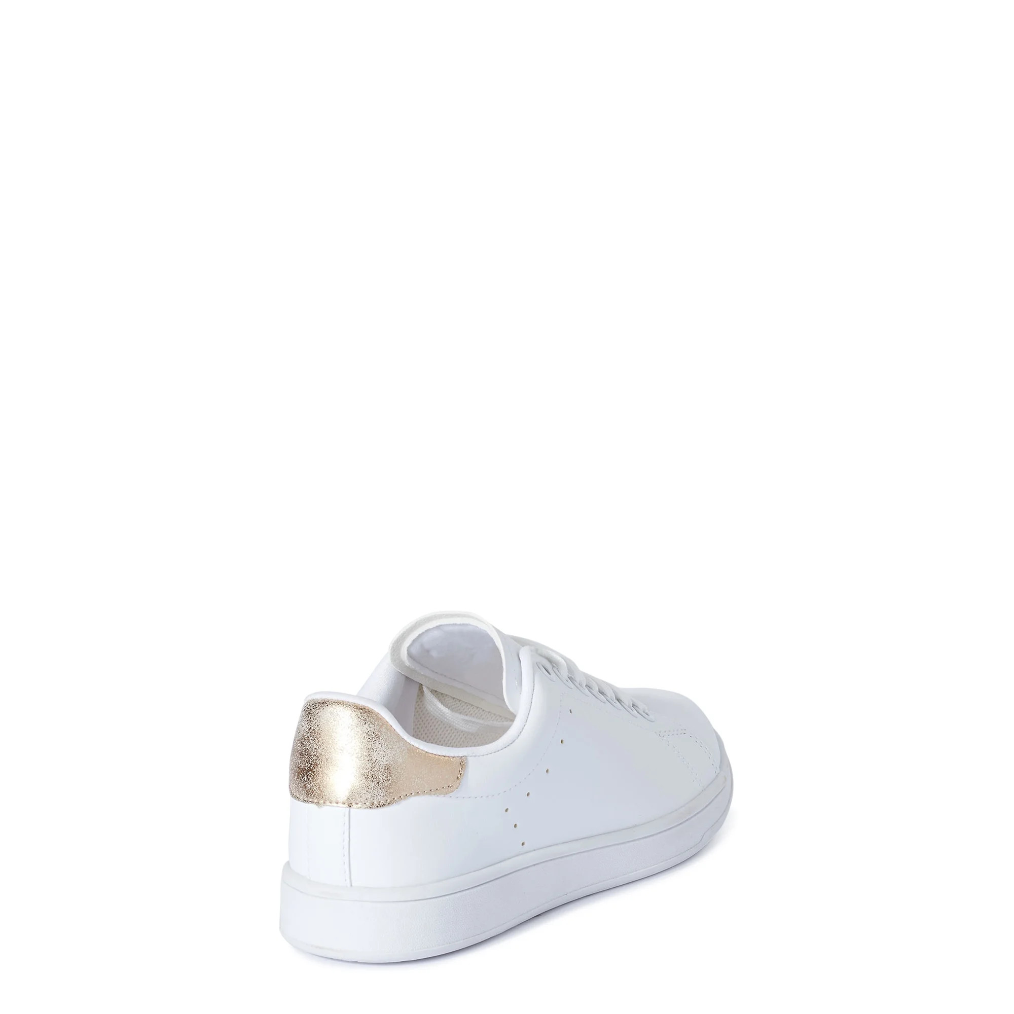 Time and Tru - Time and Tru Women's Classic Court Sneakers, Wide Width Available - Walmart.com | Walmart (US)