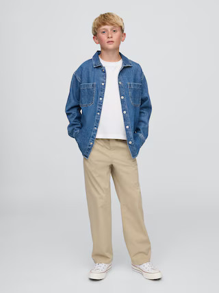 Kids Uniform Relaxed Easy Khakis | Gap (US)