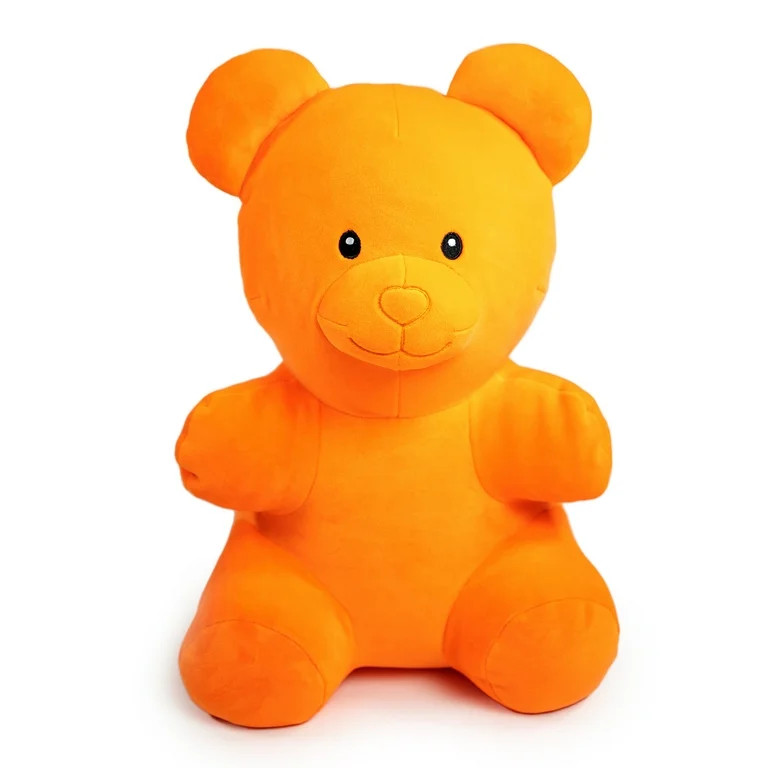 Valentine's Day Orange Gummy Bear Plush, 16 in, by Way To Celebrate | Walmart (US)