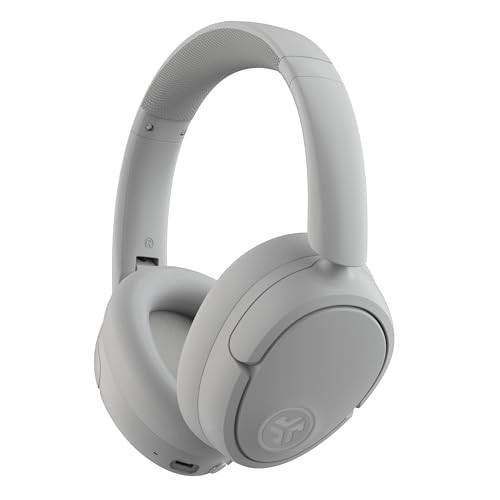 JLab JBuds Lux ANC Wireless Over-Ear Bluetooth Headphones, Cloud White, Hybrid Active Noise Cancelling, Customizable Sound, Spatial Audio Compatible | Amazon (US)