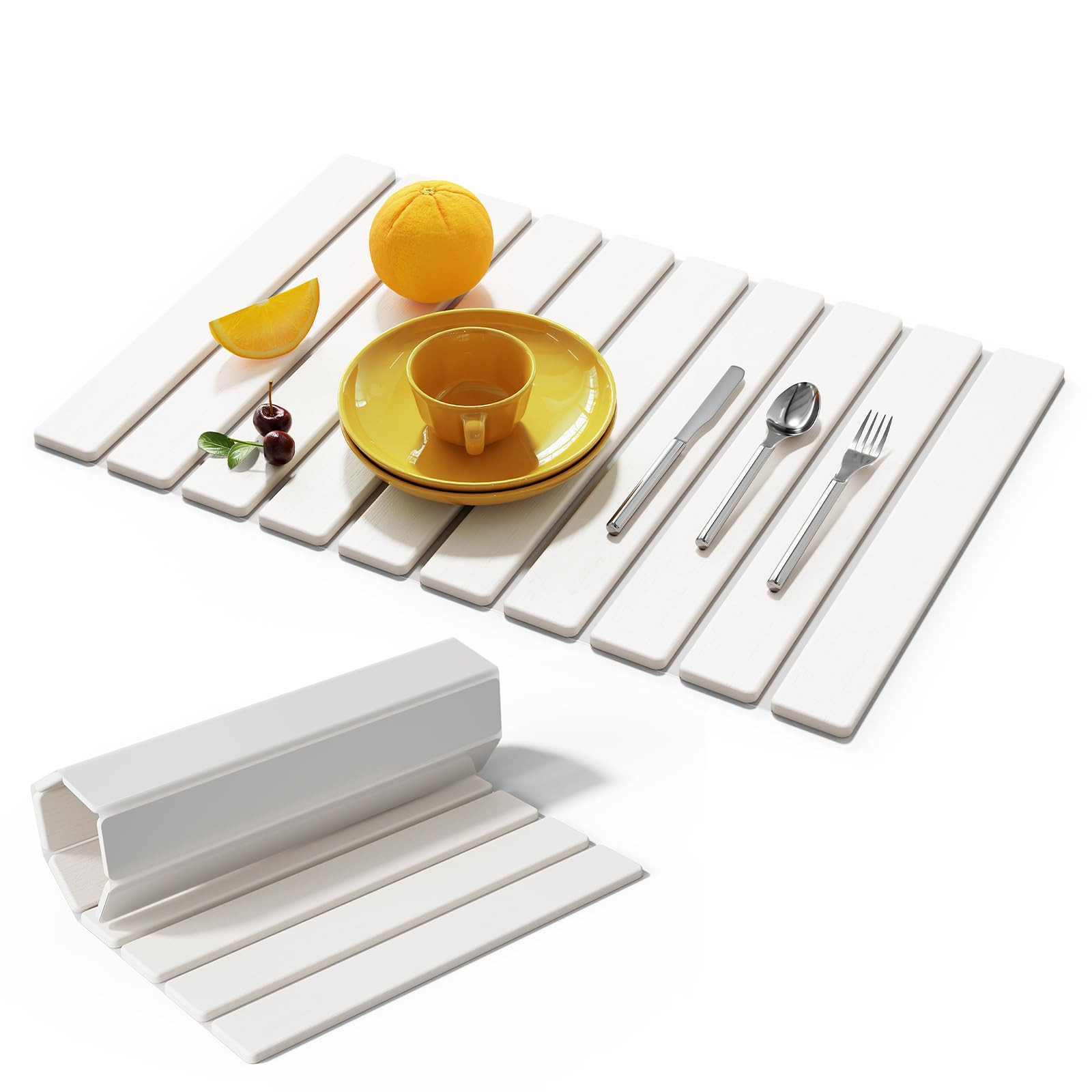 Large Stone Dish Drying Mats for Kitchen Counter,23.6“x 15.3”,Eco-Friendly,Foldable quick dry... | Amazon (US)