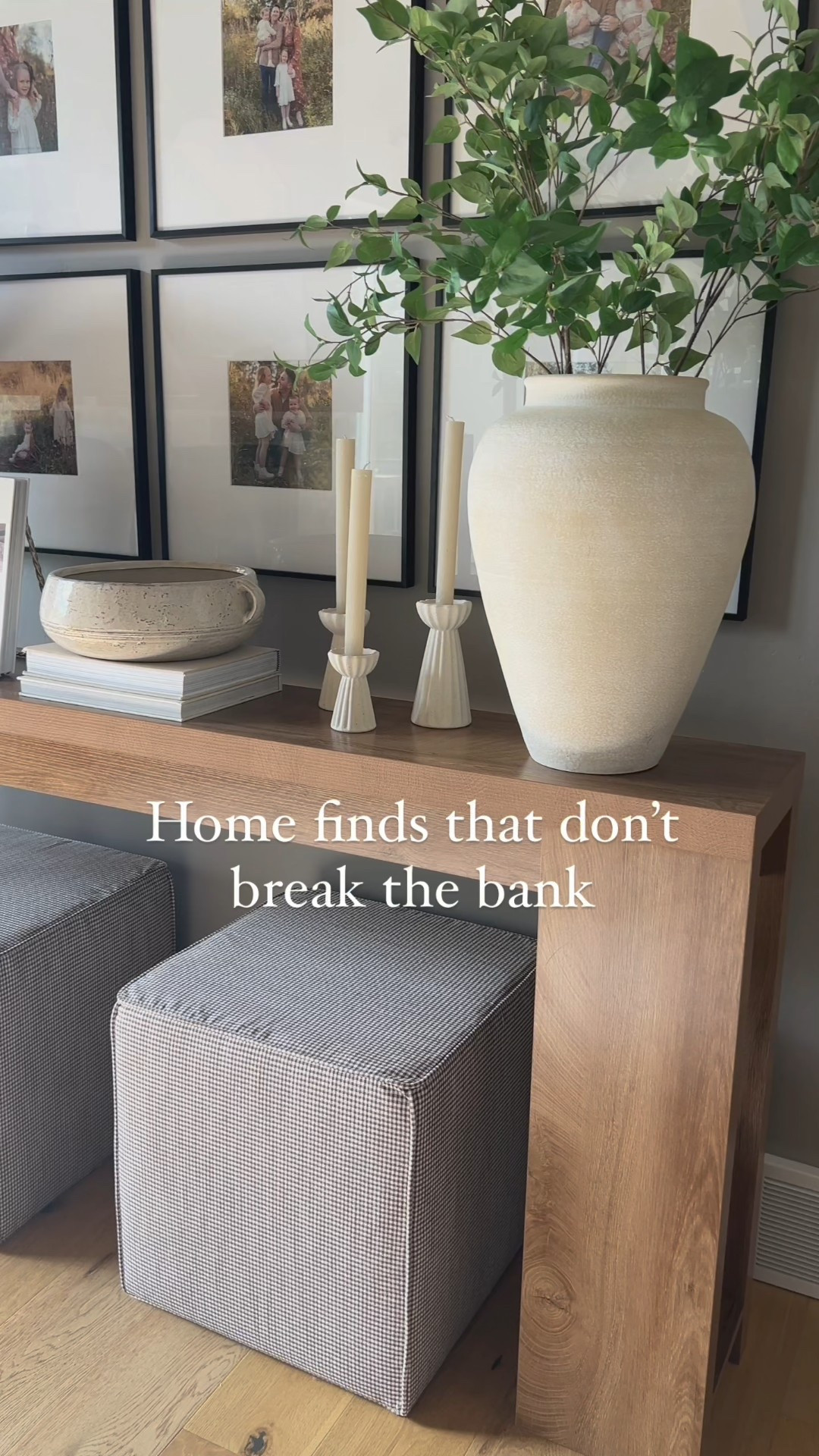 Some of my favorite affordable home finds! 

Console table
Quilt 
Affordable bedding 
Accent table 
Bedroom Furniture 
Bedroom design 